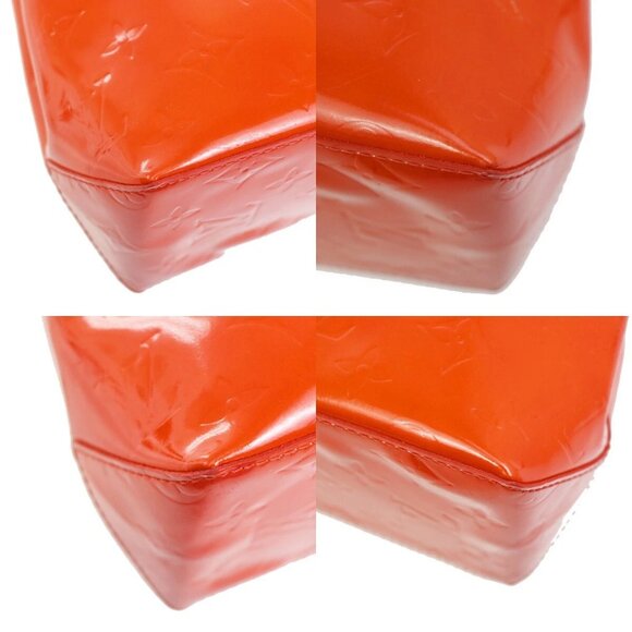 LOUIS VUITTON Read Hand Bag Monogram Vernis Patent Leather Red M91088 31EF111 - Picture 7 of 15